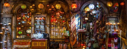 Istanbul Tours for Shoppers: A vibrant snapshot of a traditional shop nestled in the heart of an old bazaar in Istanbul for Shoppers.